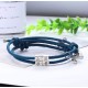 Gift For Valentine's Day 2PCS Couple Magnetic Bracelet Set Mutual Attraction Rope Braided Bracelets Adjustable Charm Couple Jewelry Set For Women Men